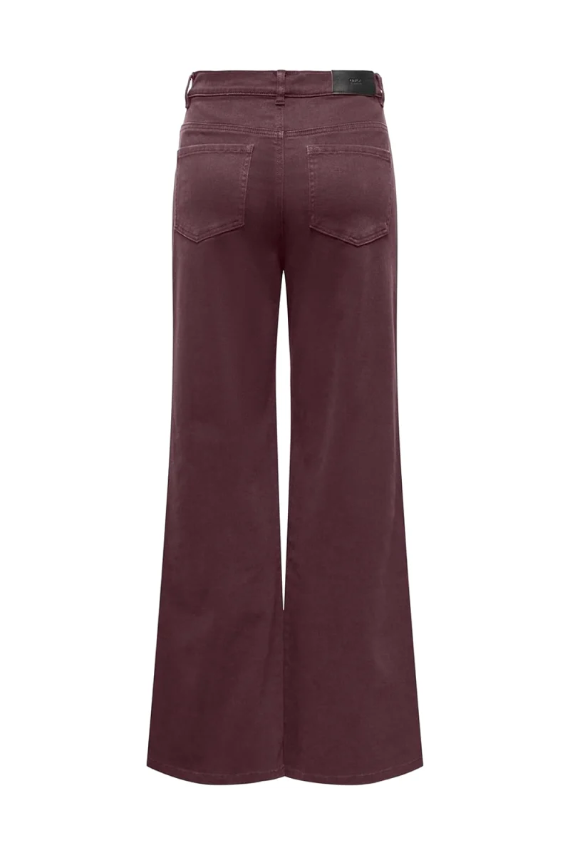 Jeans Onlmadison-Sille Hw Wide 15376942 19-1619 TCX fudge — снимка 2
