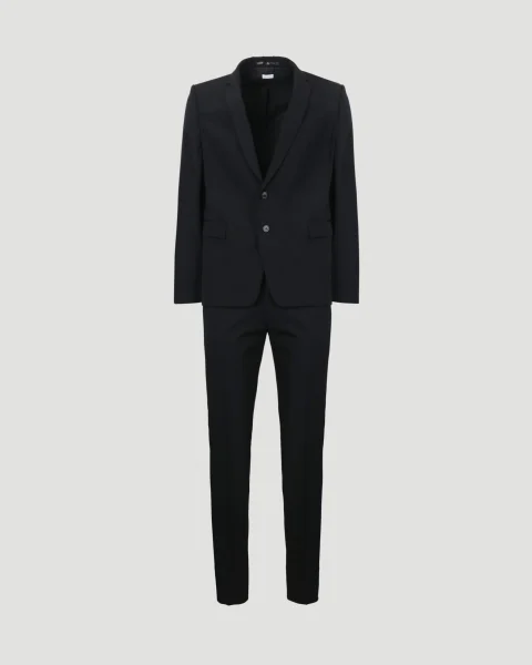 Wool Suit in Black