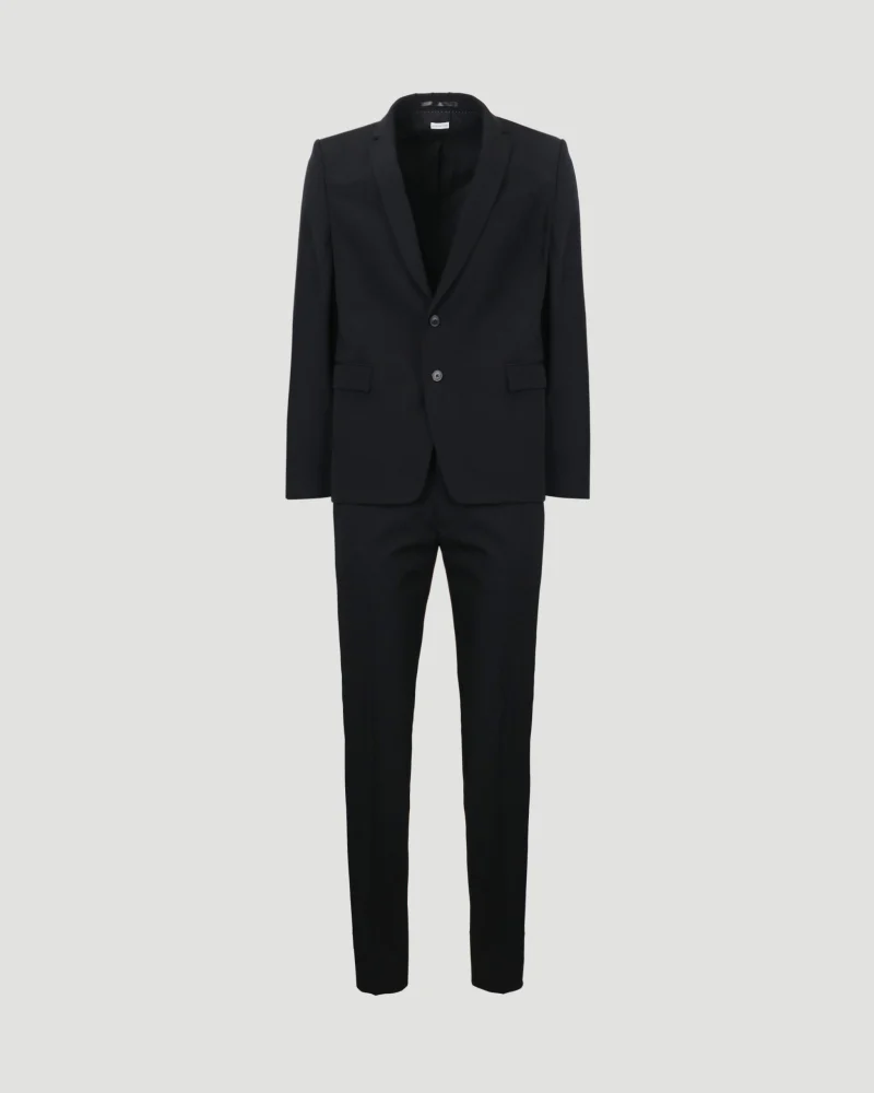 Wool Suit in Black
