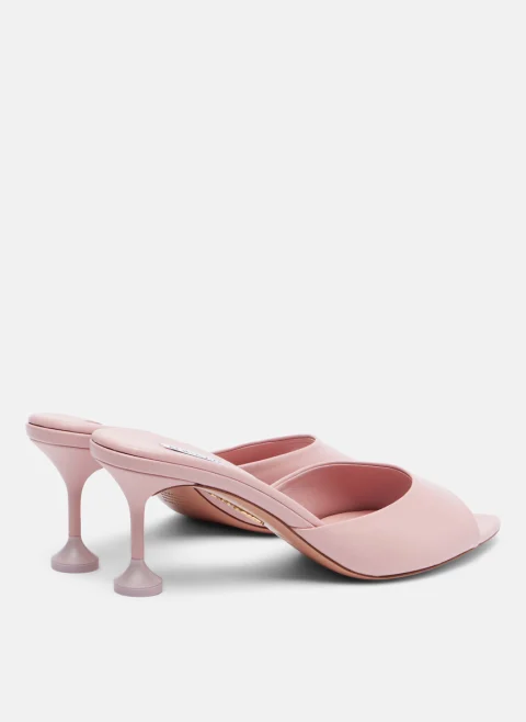 Чехли на ток 'Bisous' Aquazzura — снимка 3