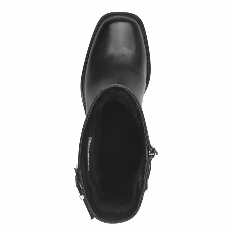 Дамски Боти На Ток TAMARIS – 1-25390-43-001 BLACK — снимка 5