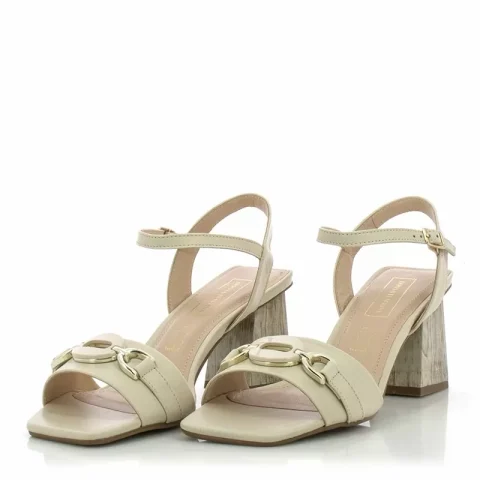 Дамски Сандали На Ток DONNA ITALIANA – 11659-652-665 BRINDISI PORCELANA — снимка 3