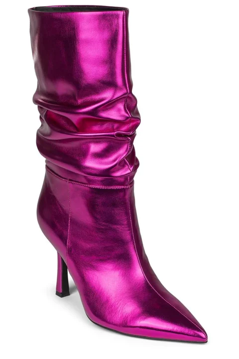 Високи ботуши Guillo - 2 Met Booties 0101003671 fuchsia — снимка 2