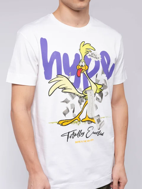 Бяла тениска TOTALLY x hype — снимка 6