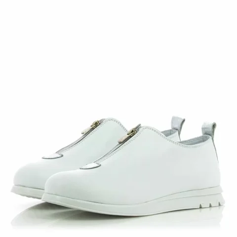 Дамски Ежедневни VENEZIA – 446-45630 LEATHER WHITE — снимка 3