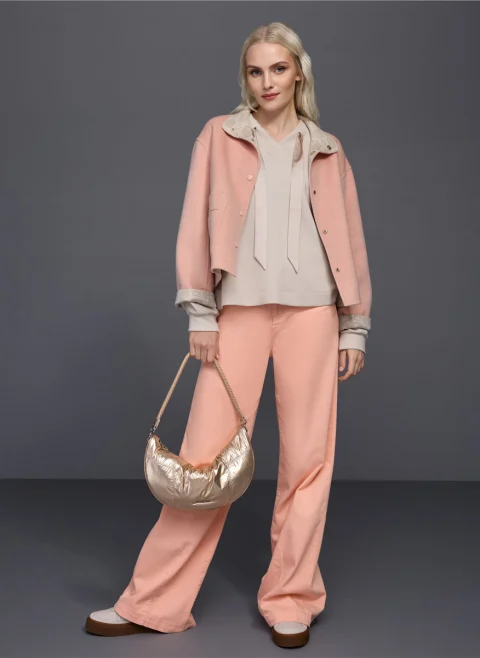 Суитшърт с декоративни кристали Marc Cain Sports — снимка 14