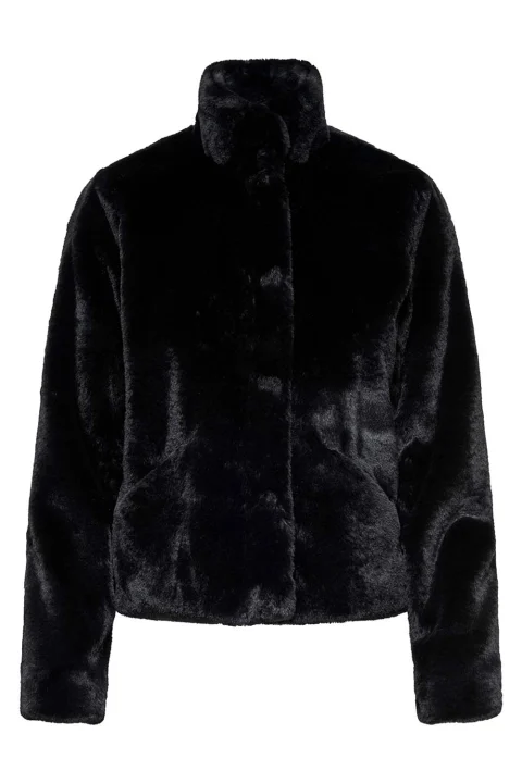 Палто Onlnewvida Life Faux Fur 15295423 C-N10 black