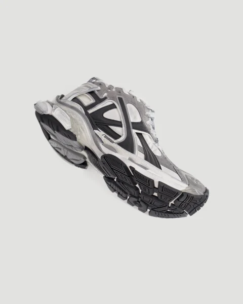 Runner Sneaker in Grey, White and Black — снимка 3