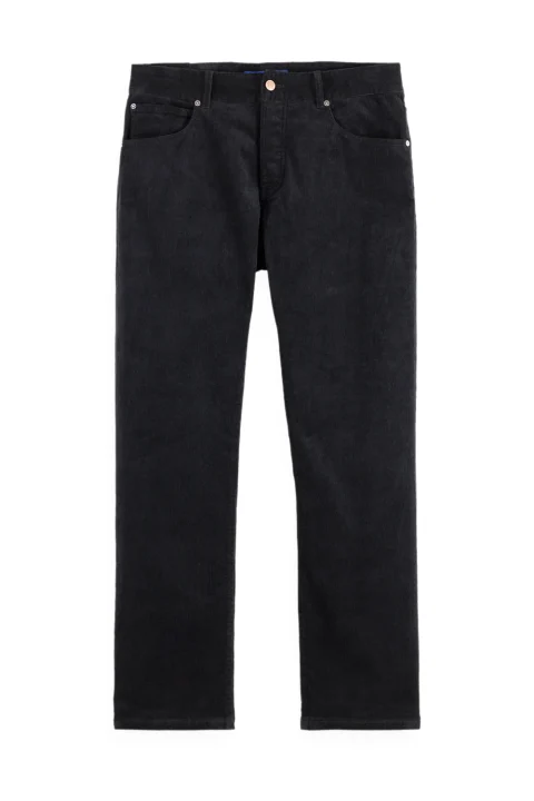 Jeans The Zee Straight In Coloured Corduroy 180904 021 anthracite