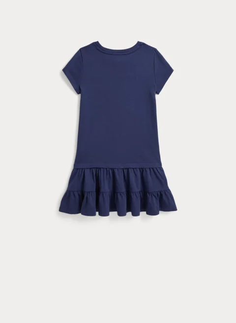 Рокля с принт 'Polo Bear' Ralph Lauren Kids 2-6 — снимка 2
