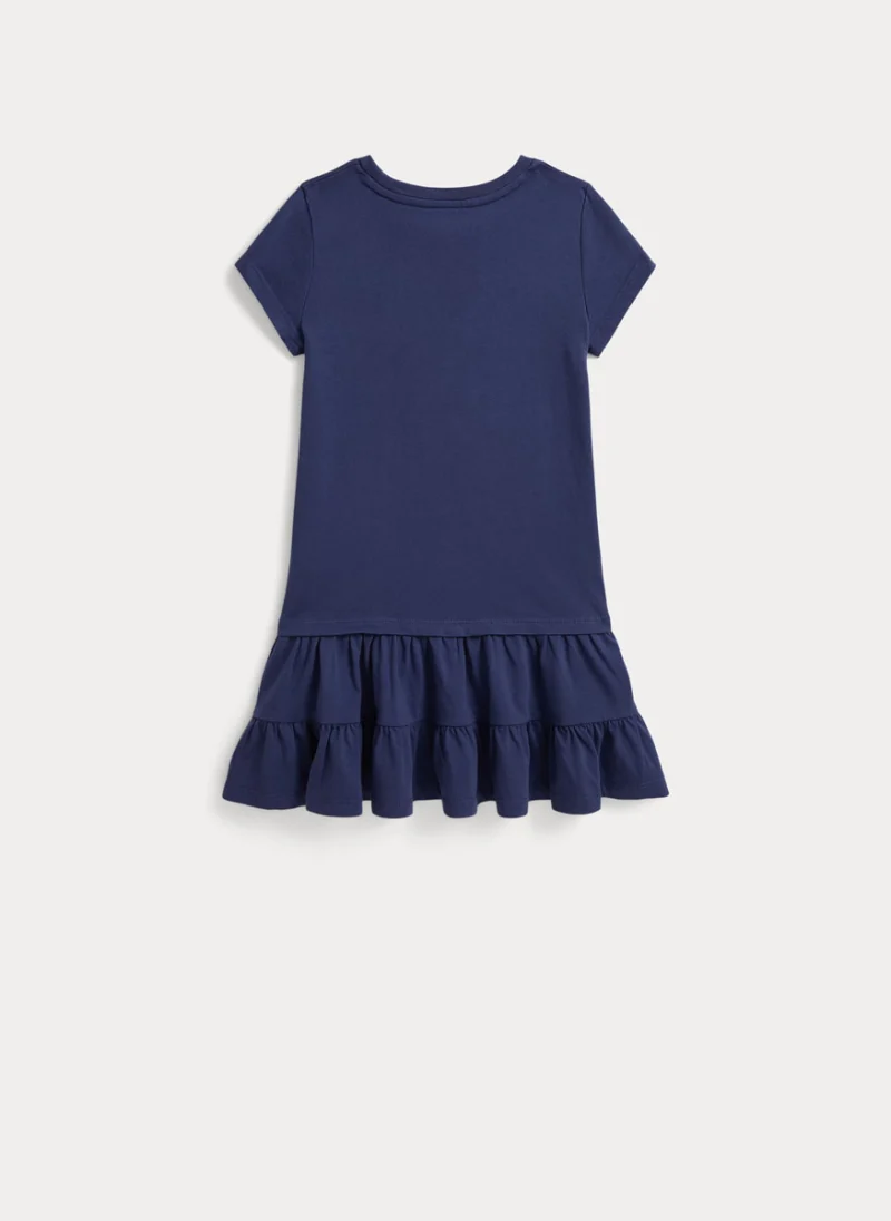 Рокля с принт 'Polo Bear' Ralph Lauren Kids 2-6 — снимка 2