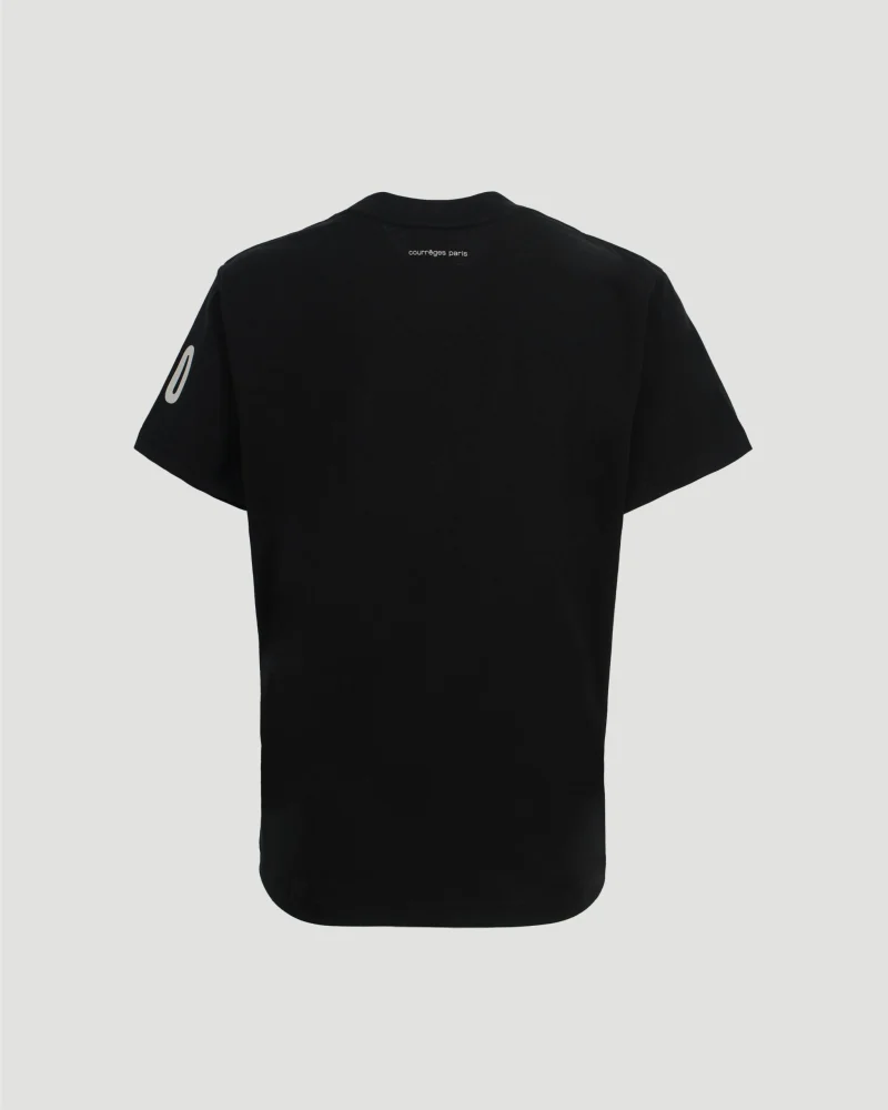 Logo Print T-Shirt in Black — снимка 3