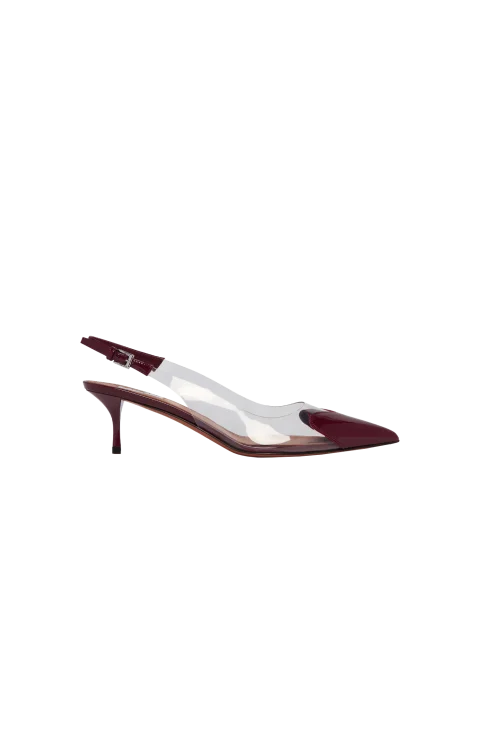Burgundy le Coeur Slingbacks