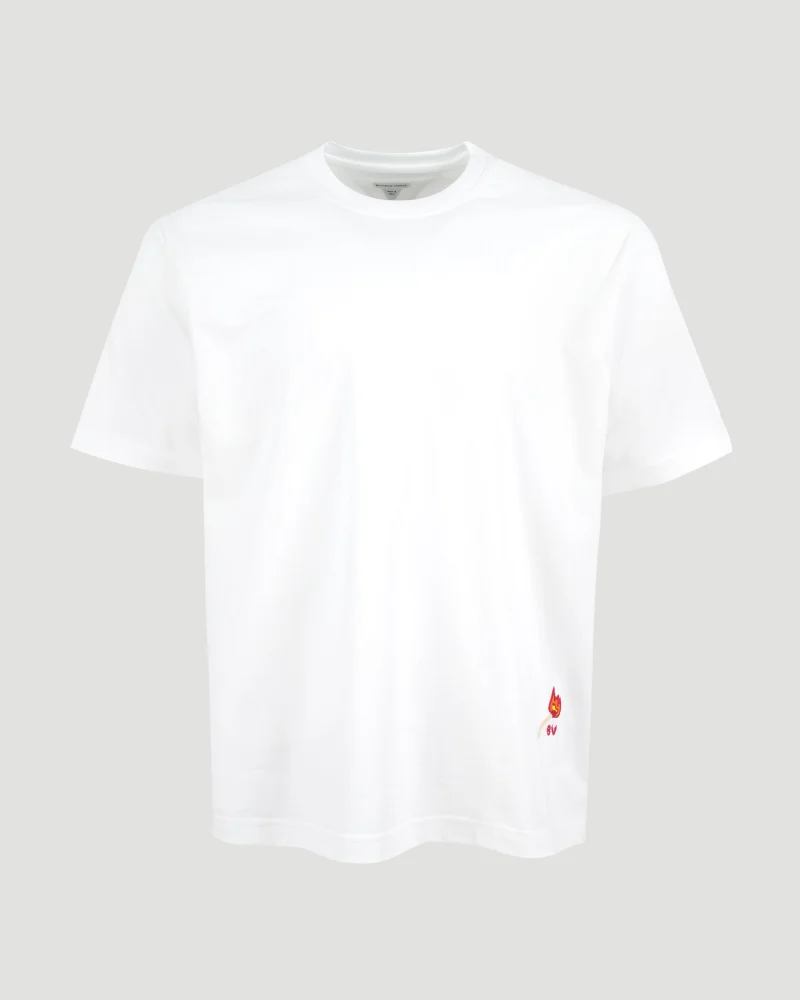 Men's Cotton Jersey T-Shirt in White