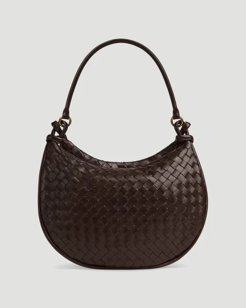 Gemelli Large Leather Shoulder Bag — снимка 4