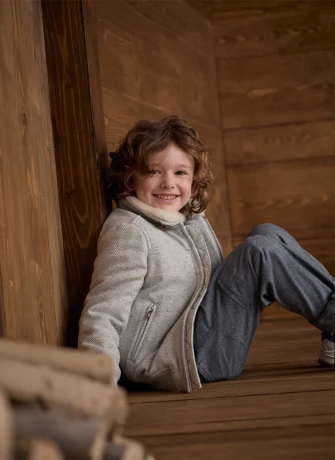 Панталон от вълна 'Functional look' Brunello Cucinelli Kids 6 — снимка 5