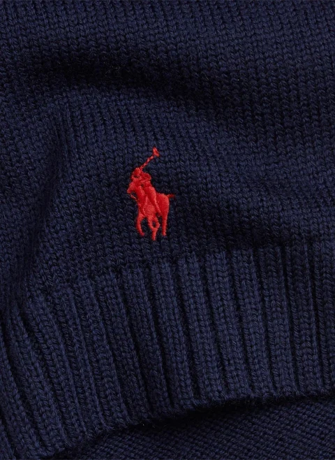 Шал от вълна с бродерия Ralph Lauren Kids 6-14 — снимка 2