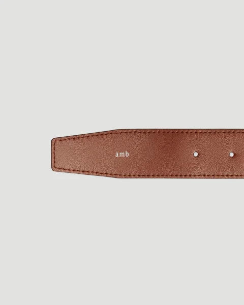 Reversible Leather TB Belt — снимка 4