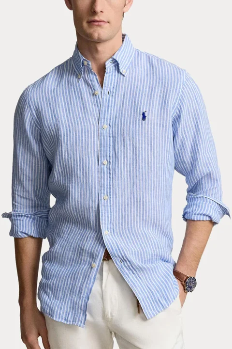 Риза Cubdppcs-Long Sleeve-Sport Shirt 710873446001 999 multi — снимка 2