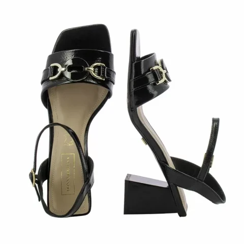 Дамски Сандали На Ток DONNA ITALIANA – 11659-652-665 BRINDISI VZ FRENCH BLACK — снимка 5