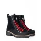 Дамски черни боти с косъм Brenda New Italia Shoes — снимка 4