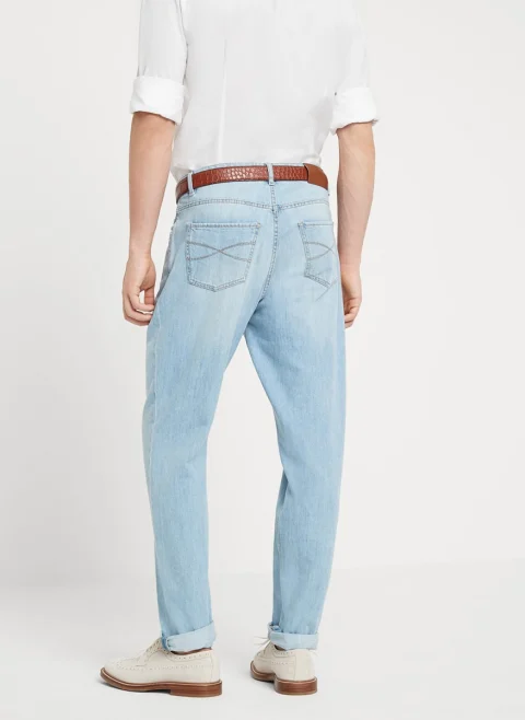 Деним 'Traditional fit' Brunello Cucinelli — снимка 2