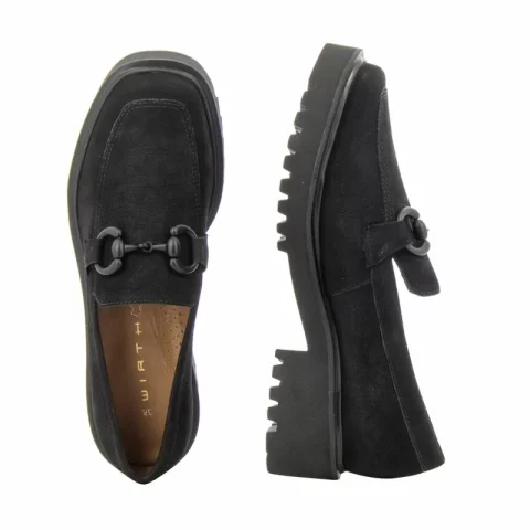Дамски Лоуфър WIRTH – 71003 TALIN 3 NUBUCK ITALO PRETO — снимка 5