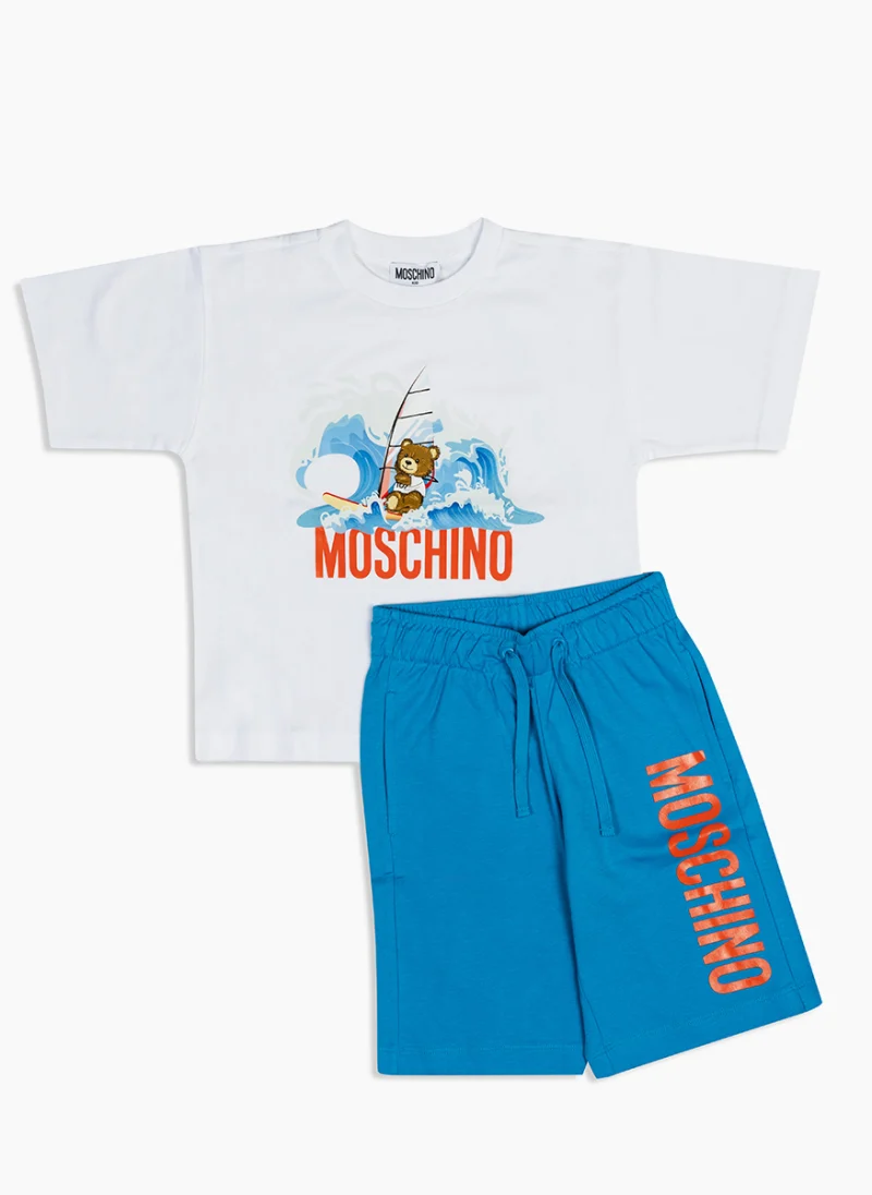 Комплект с принт Moschino Kids