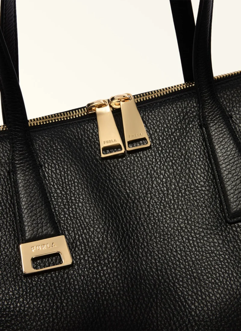 Кожена 'Tote' чанта Furla Olivia Nero M — снимка 2