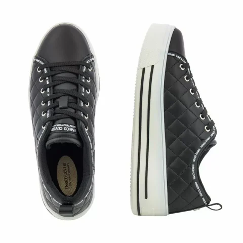 Дамски Сникърс ENRICO COVERI – ECW224217/02 -BLACK — снимка 5