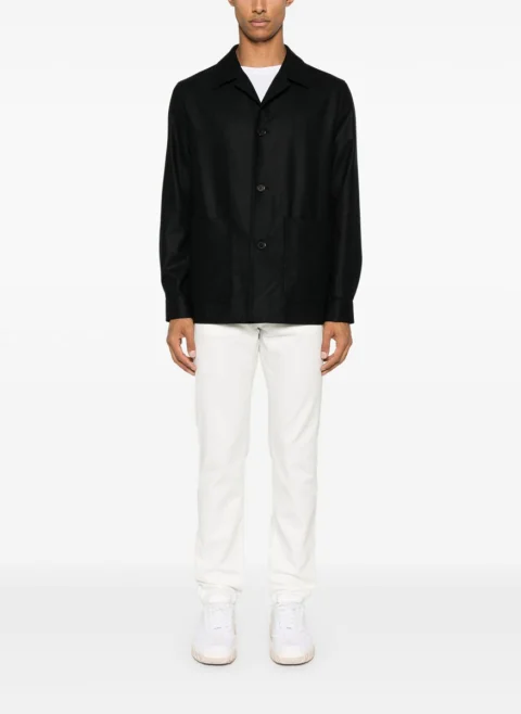 Риза от 100% вълна 'Overshirt' Zegna