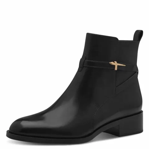 Дамски Равни Боти TAMARIS – 1-25321-43-001 BLACK — снимка 3