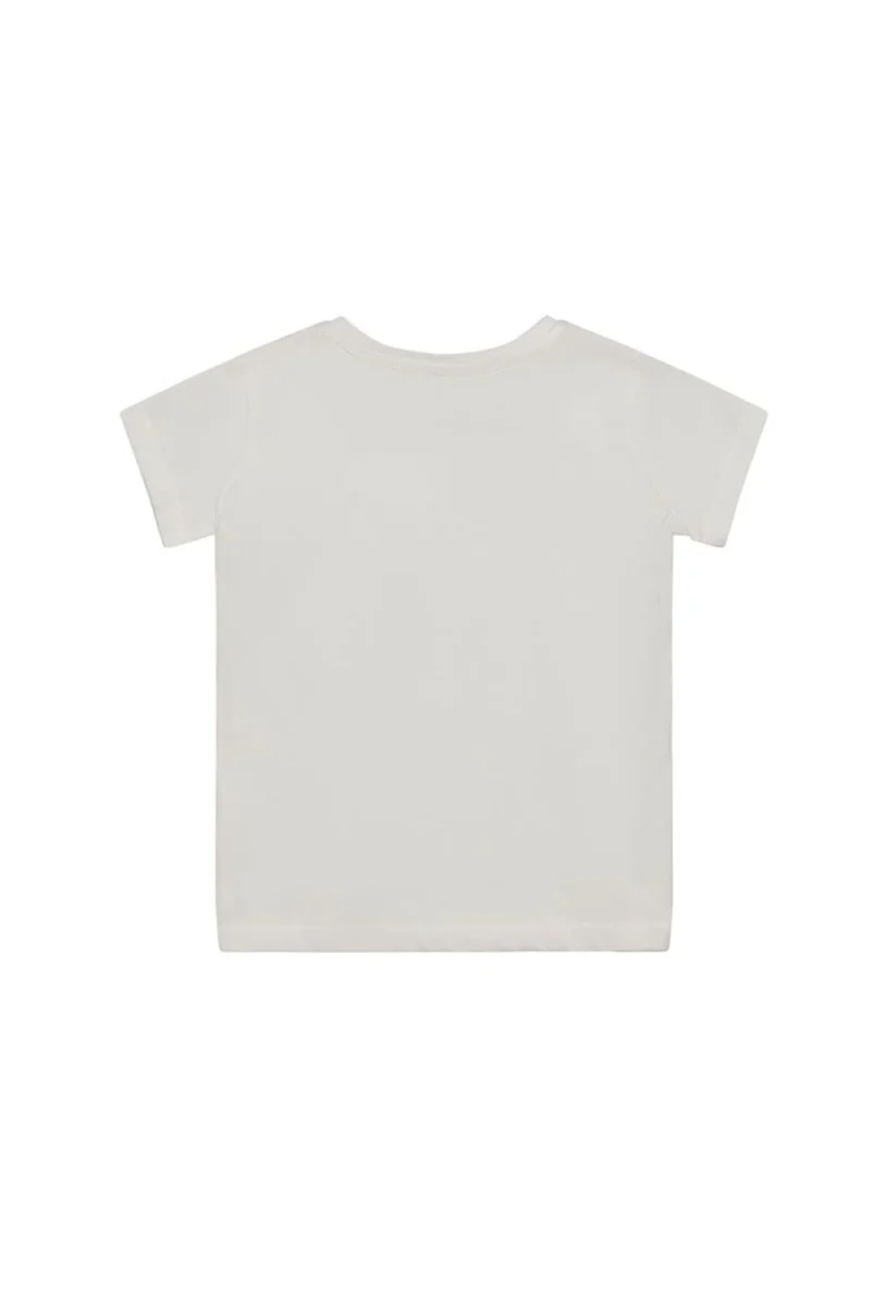 Детски Top Kmgmay Reg S/S Top Jrs 15253872 11-4201 tcx cloud dancer — снимка 2