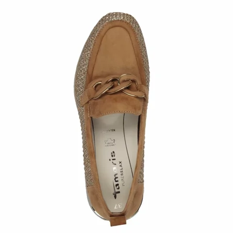 Дамски Мокасини TAMARIS – 1-24711-42-392 COGNAC COMB — снимка 5
