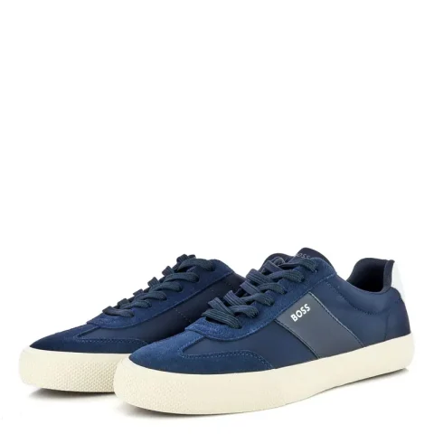 Мъжки Сникърс BOSS – 50563847 AIDEN TENN SDNYPU DARK BLUE — снимка 3
