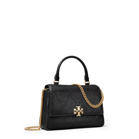 Дамска черна чанта Mini Charlie TORY BURCH — снимка 7