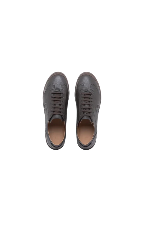 Sneakers in Leather with a Rubber Sole — снимка 4