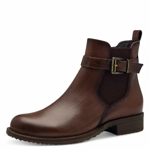 Дамски Равни Боти TAMARIS – 1-25334-43-305 COGNAC — снимка 3