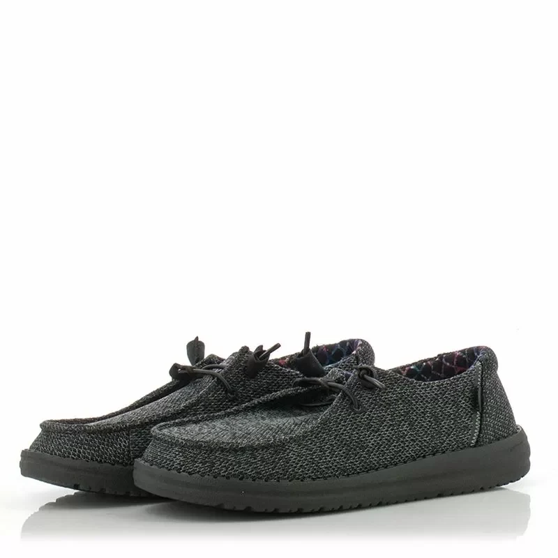 Дамски Ежедневни HEY DUDE – 40078-0XJ WENDY SOX BLACK — снимка 3