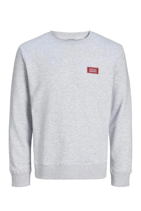 Суичър Jjrush 12298426 BS000107 white melange