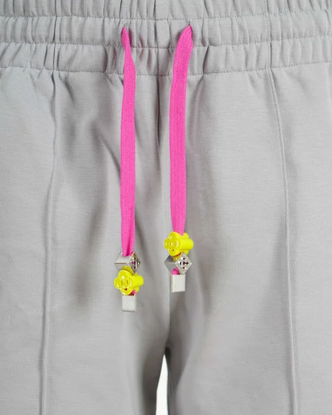 Striped Pintuck Stretch Cotton Pants — снимка 4