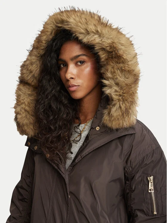 Liu Jo Зимно яке WF6064 T714A Кафяв Regular Fit — снимка 5