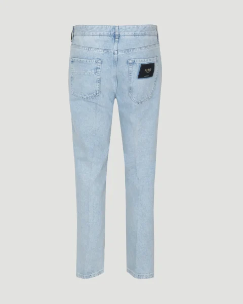 Denim Jeans in Light Blue — снимка 3