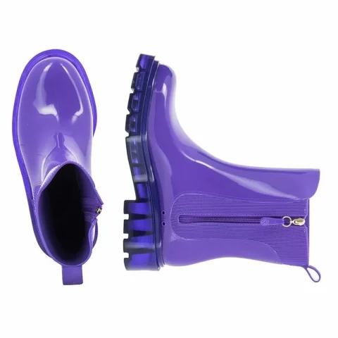 Дамски Гумени Боти PETITE JOLIE – PJ6782 J-LASTIC PURPLE/TRANSLUCENT PURPLE — снимка 5