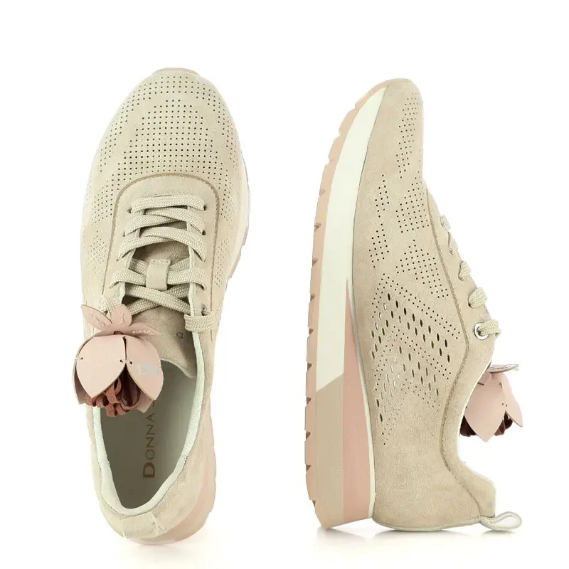 Дамски Сникърс DONNA SERENA – 516008DM NELLY LT BEIGE — снимка 5