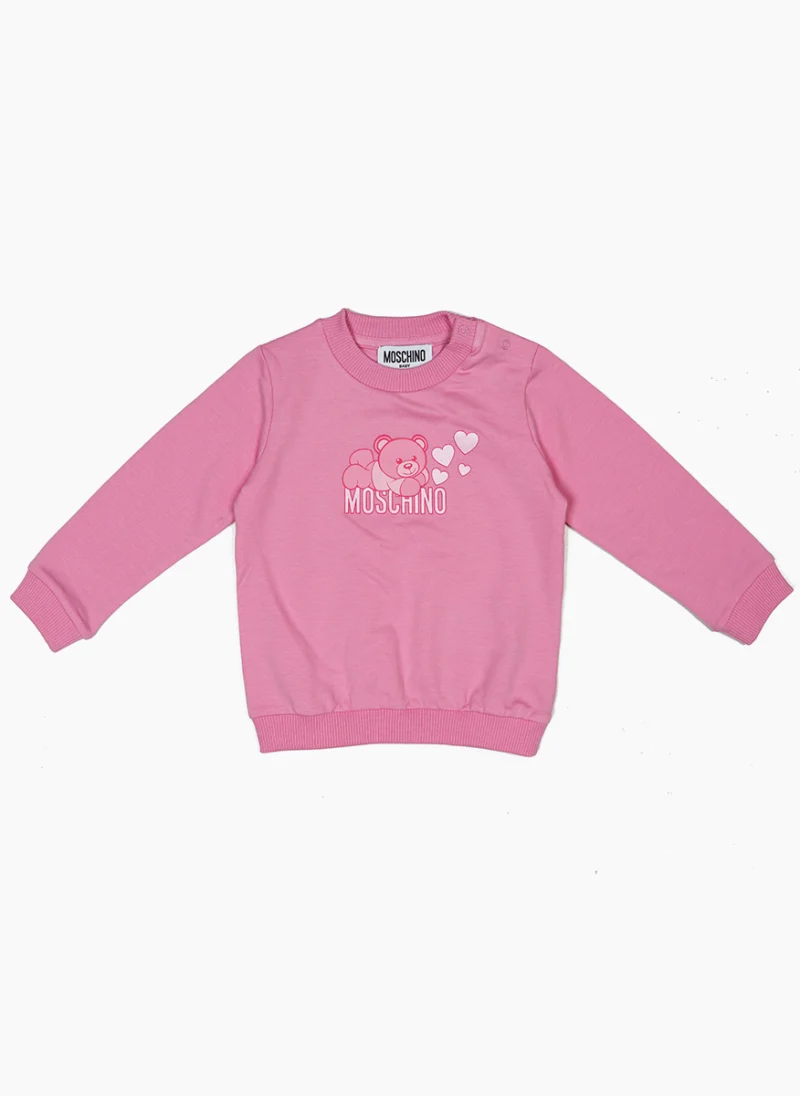 Блуза с принт 'Teddy Bear' Moschino Kids