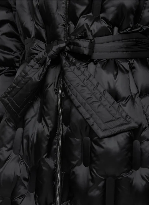 Капитонирано яке с колан Marc Cain Additions — снимка 11