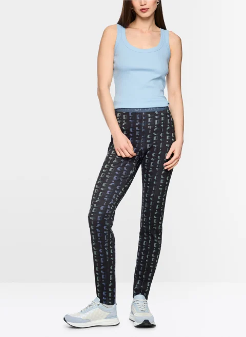 Рипсен топ 'Basic' Marc Cain Sports — снимка 8
