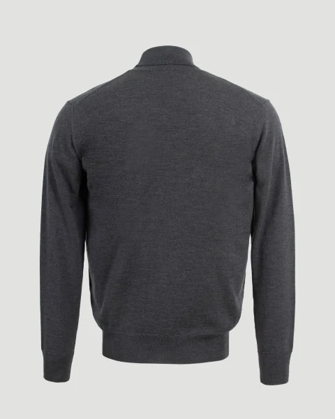Grey Turtleneck with Logo — снимка 2