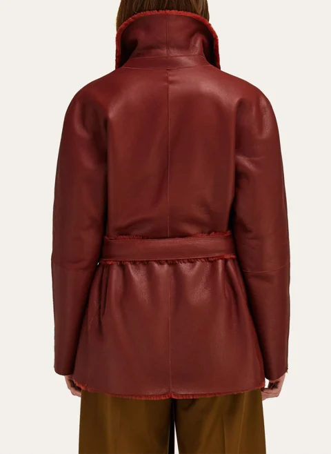 Двулицево палто 'shearling' Ferragamo — снимка 10